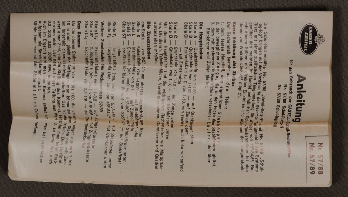 ManualImage for Faber-Castell D-Stab 57/89 #217