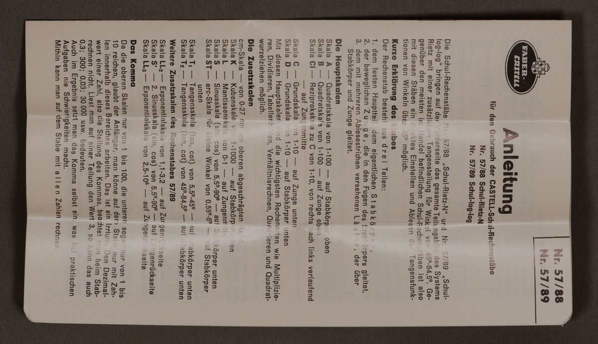 ManualImage for Faber-Castell D-Stab 57/89 #219