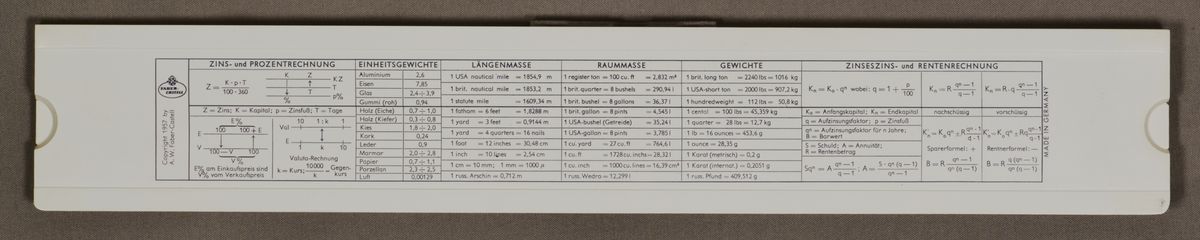 BackImage for Faber-Castell Disponent 111/22 #35