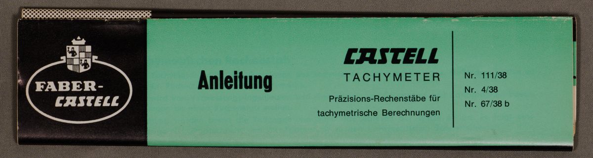 ManualImage for Faber-Castell Tachymeter 111/38 #401