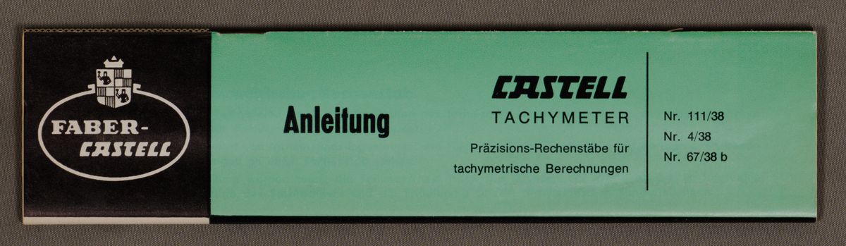 ManualImage for Faber-Castell Tachymeter 111/38 #400