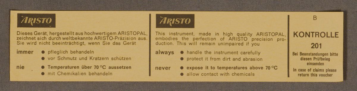 QAFront Image for Aristo Rietz 89 #503