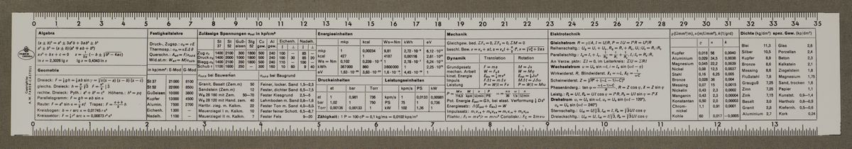 Table Front for Faber-Castell Duplex 2/82N #523
