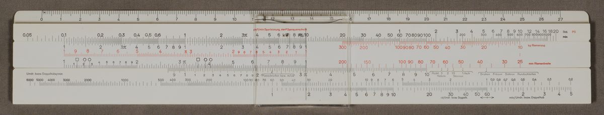 Reversed Slide Image for Faber-Castell Maschinenzeit 111/48 #581